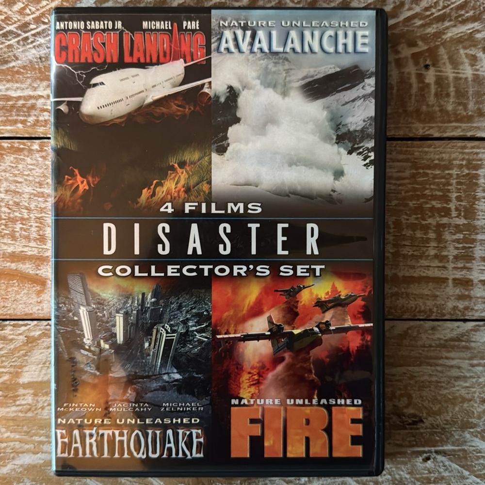 📀4 Films Disaster Edition! Avalanche, earthquake, fire, crash landing